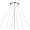 Cwi Lighting Madeline LED Chandelier With Chrome Finish 1044P32-601-R-3C - alternate 3